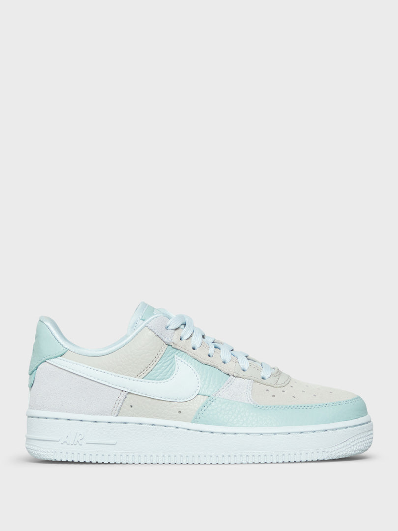 Nike - Air Force 1 '07 Low NH1 Sneakers in Football Grey and Aura-Ocean Cube