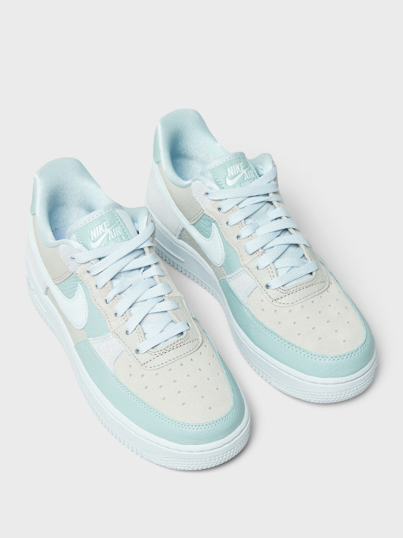 Nike - Air Force 1 '07 Low NH1 Sneakers in Football Grey and Aura-Ocean Cube