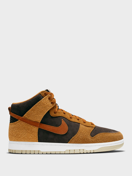 Dunk High Retro Premium Sneakers in Velvet Brown and Dark Russet – stoy