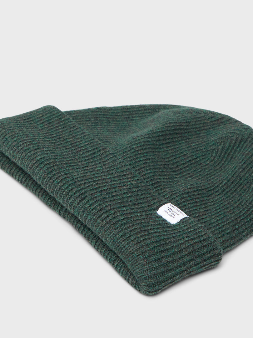 Norse Beanie in Forest Green