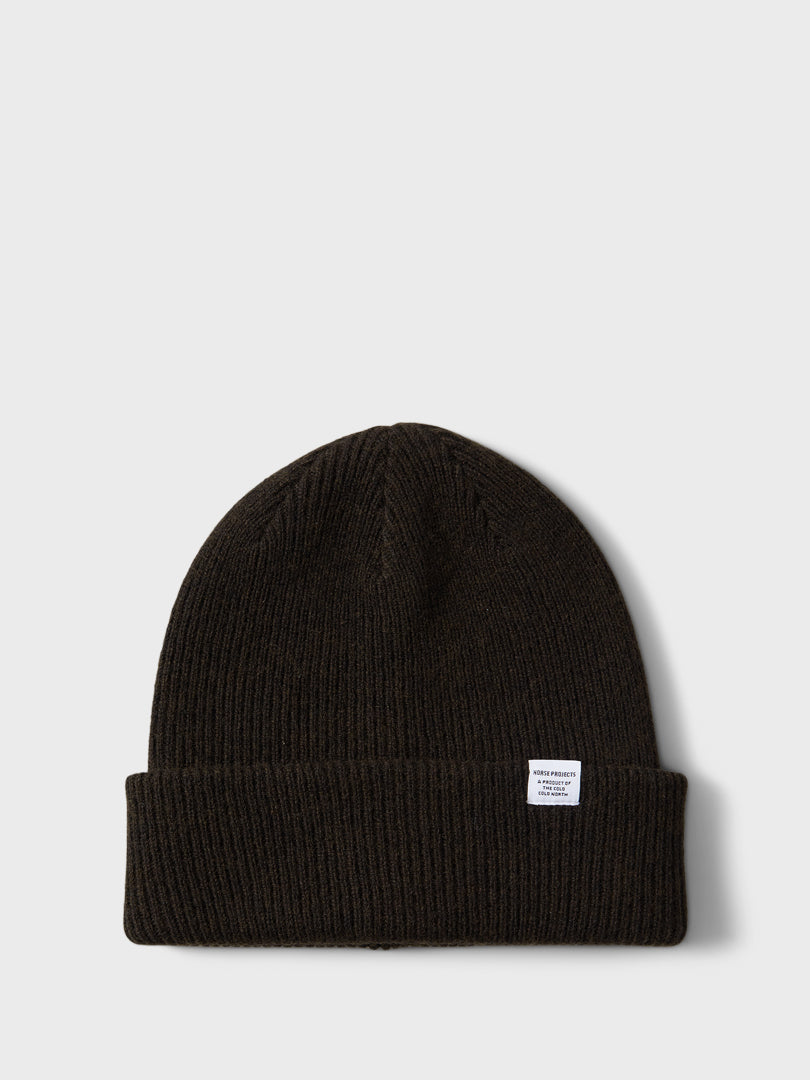 Norse Projects - Norse Beanie in Truffle