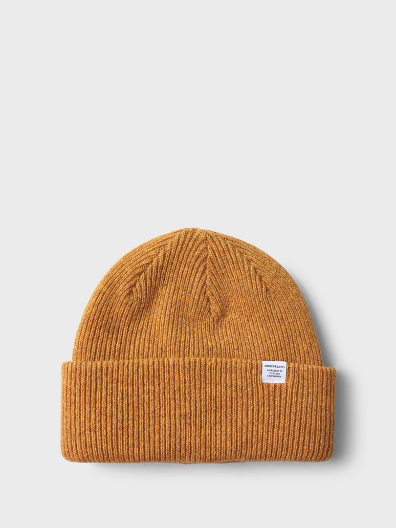 Norse Projects - Norse Beanie in Mustard Yellow