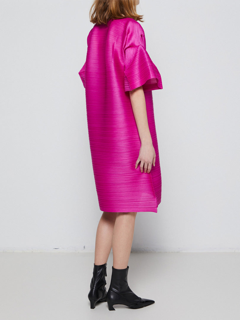 Pleated Dress in Pink