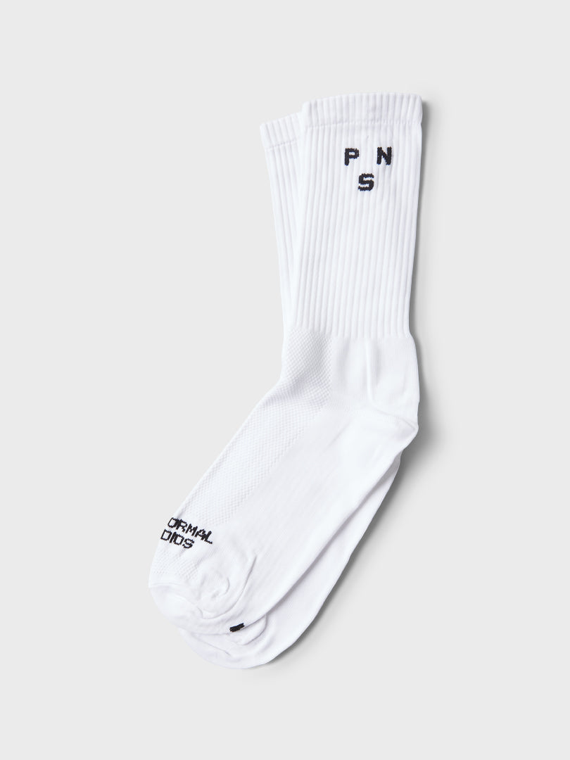 Pas Normal Studios - Off-Race Ribbed Socks in White – stoy