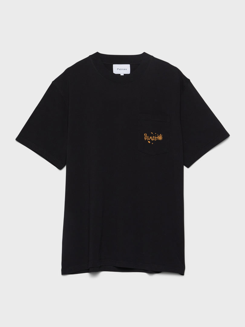 Palmes - Punk Pocket T-Shirt in Black