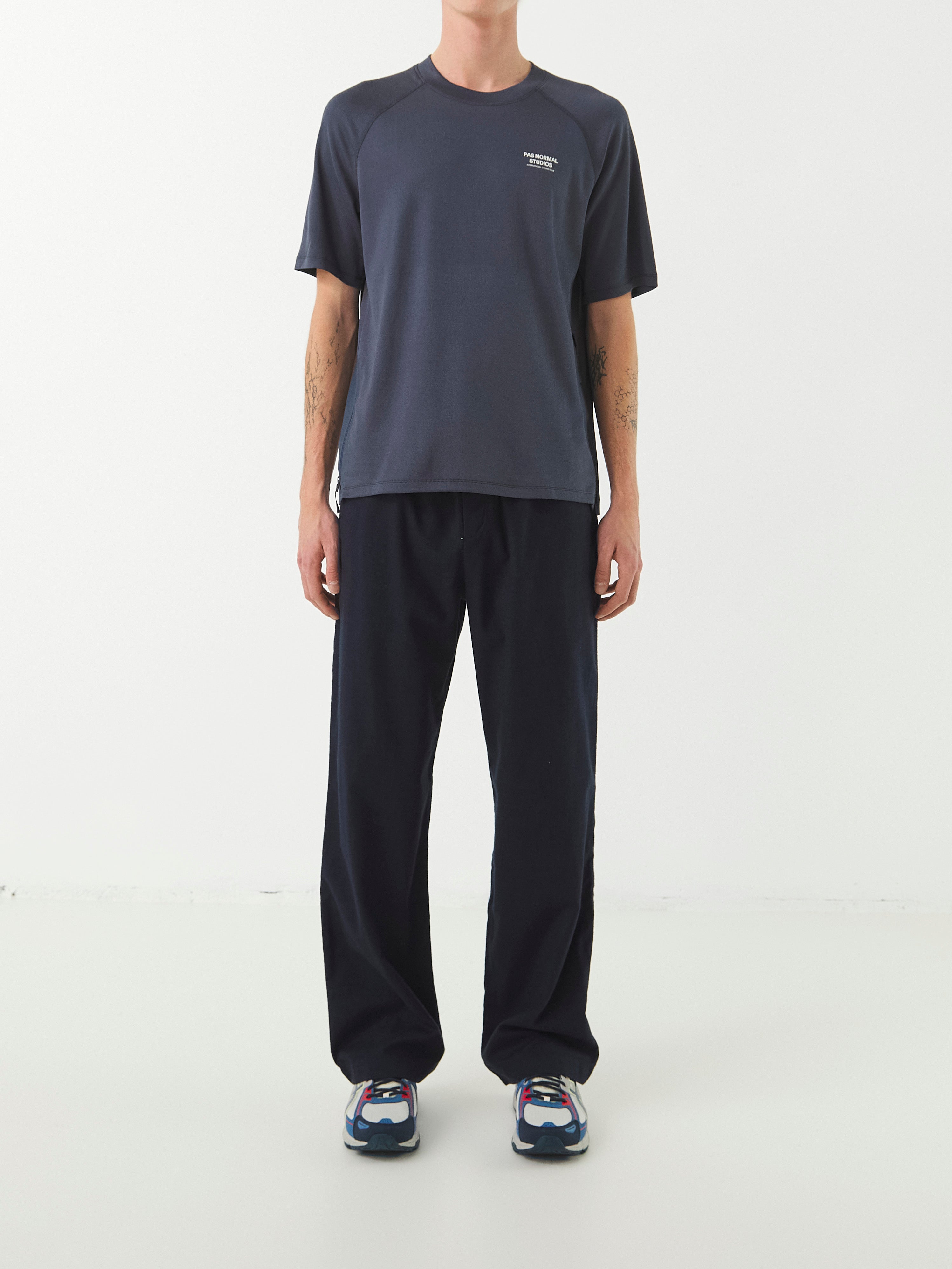 Escapism Technical Short Sleeve T-shirt in Classic Blue