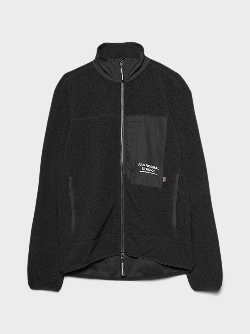 Pas Normal Studios - Off-Race Fleece Jacket in Black