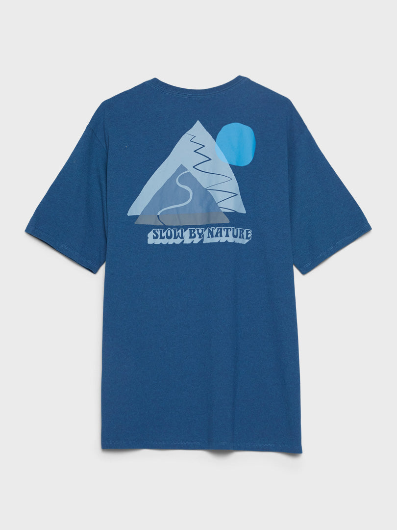 Slow Going Responsibili-Tee in Wavy Blue