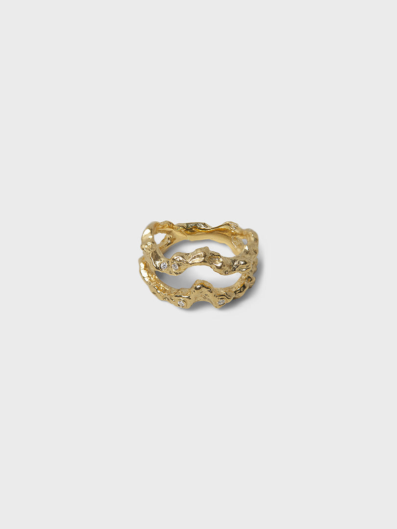 Ragbag - 11014 Ring with Gold Plating