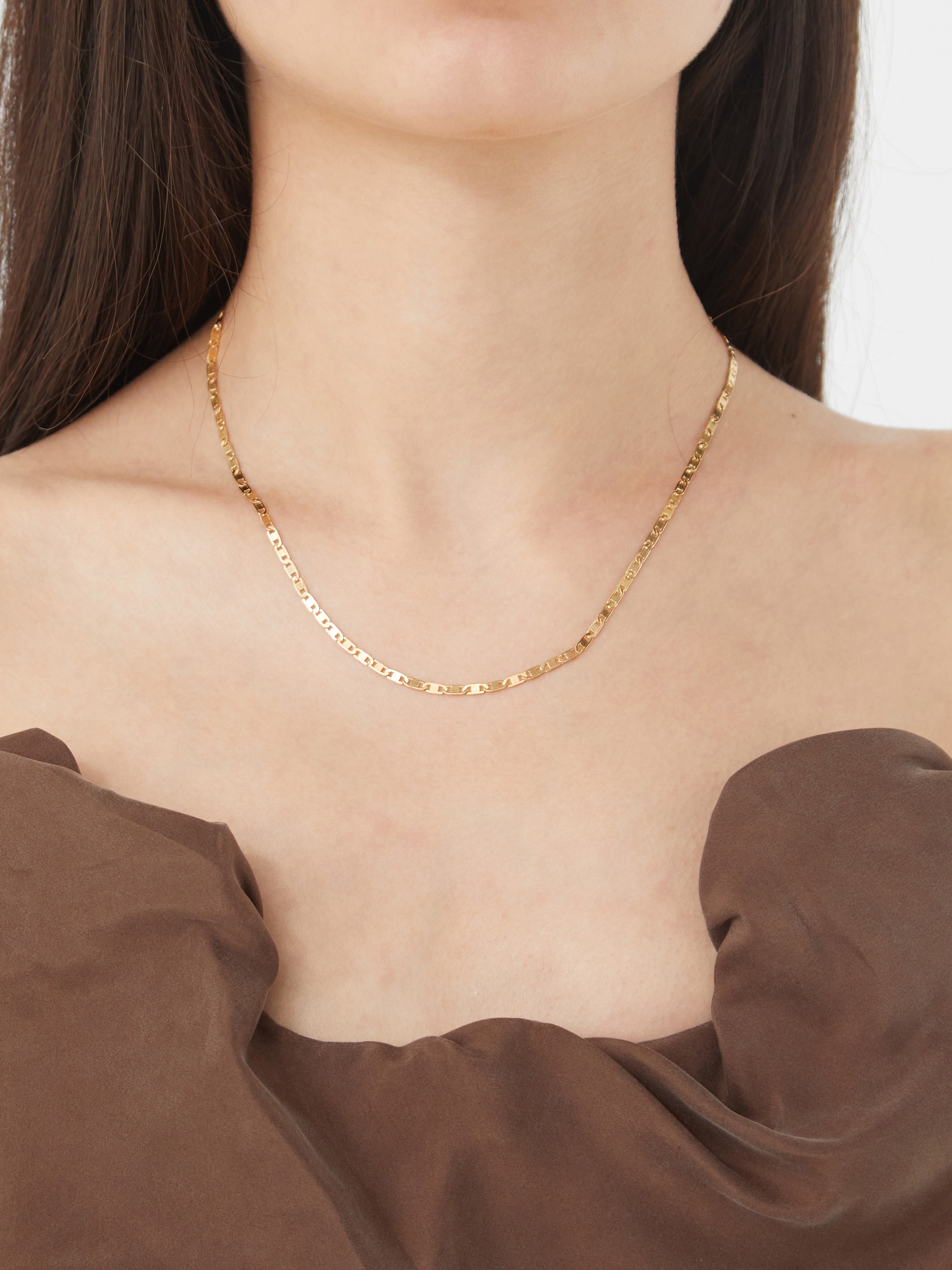 15003 Necklace with Gold Plating