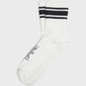 Satisfy - Merino Tube Socks in White and Black