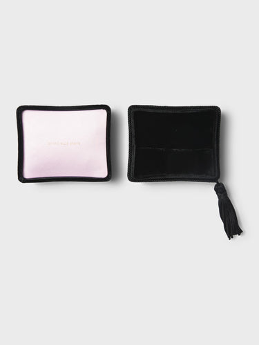 Sophie Bille Brahe - Velvet Jewelry Box in Black and Pink