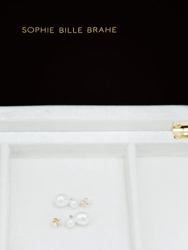 Sophie Bille Brahe - Trésor Velvet Jewelry Box in White