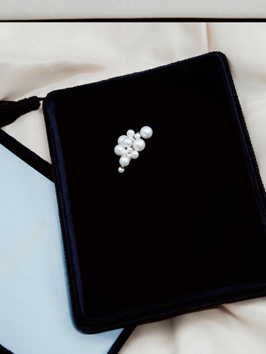 Sophie Bille Brahe - Boîte Velvet Jewelry Box in Navy