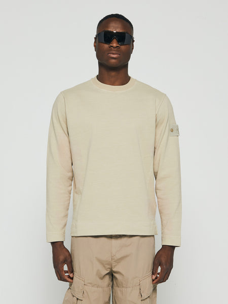 Stone island outlet ghost jumper white