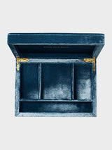 Sophie Bille Brahe - Trésor Velvet Jewelry Box in Blue