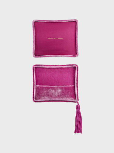 Sophie Bille Brahe - Velvet Jewelry Box in Pink