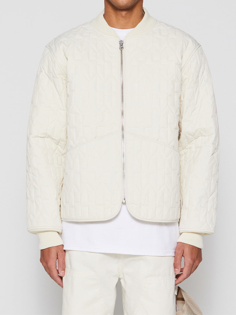 Stüssy - Quilted Liner Jacket in Cream