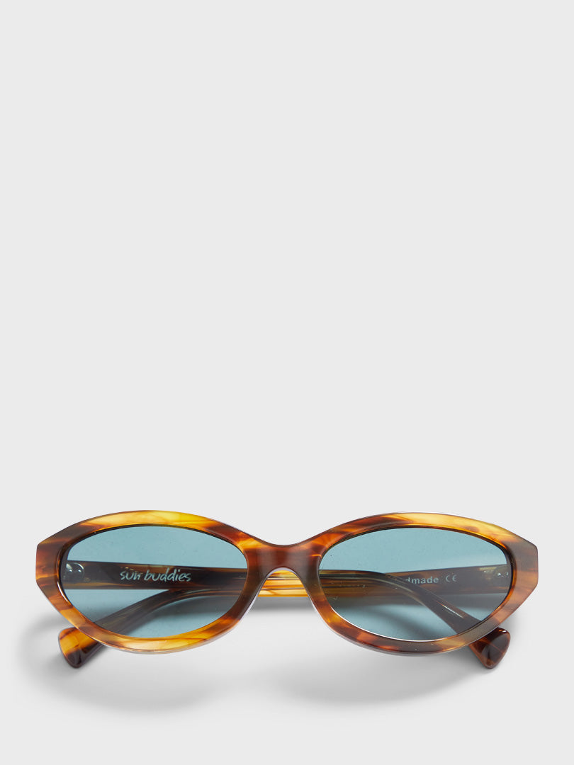 Sunbuddies - Kerry Sunglasses in Orange Strokes