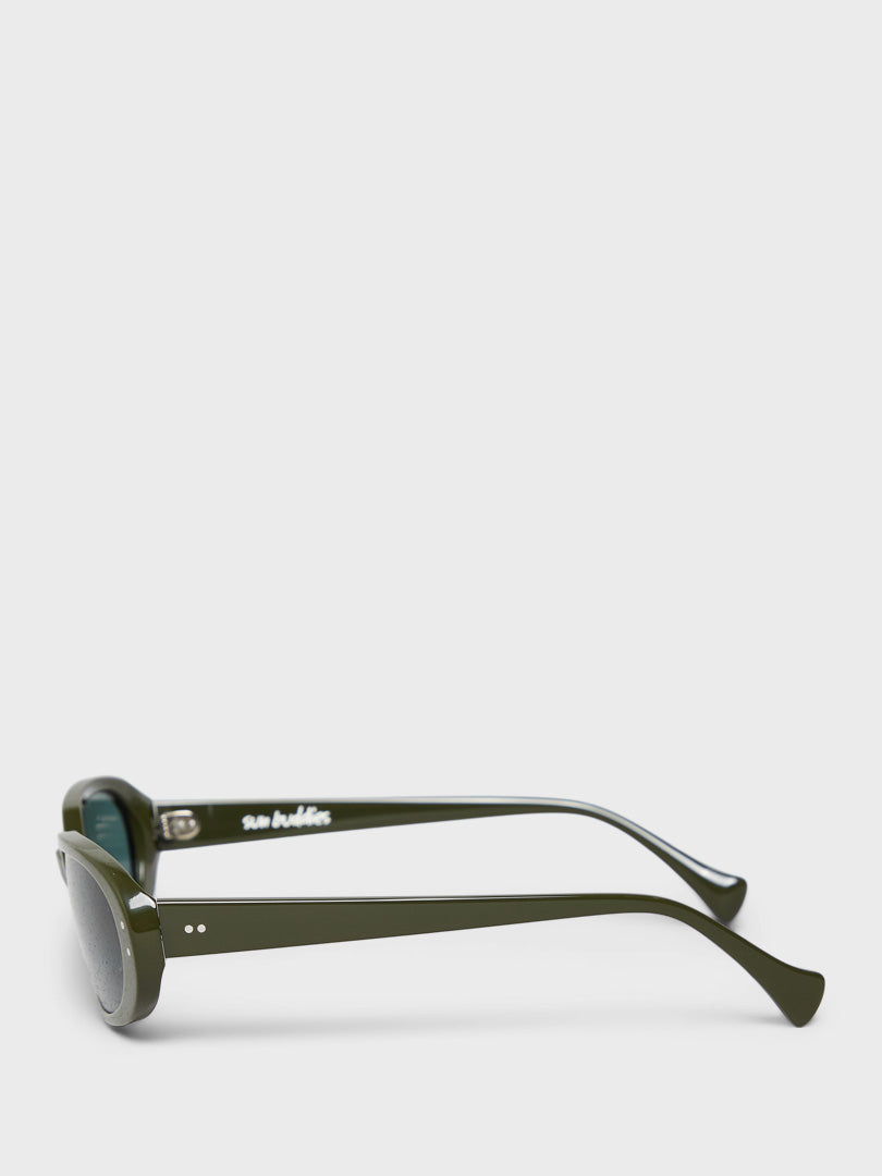 Barret Sunglasses in Solid Green