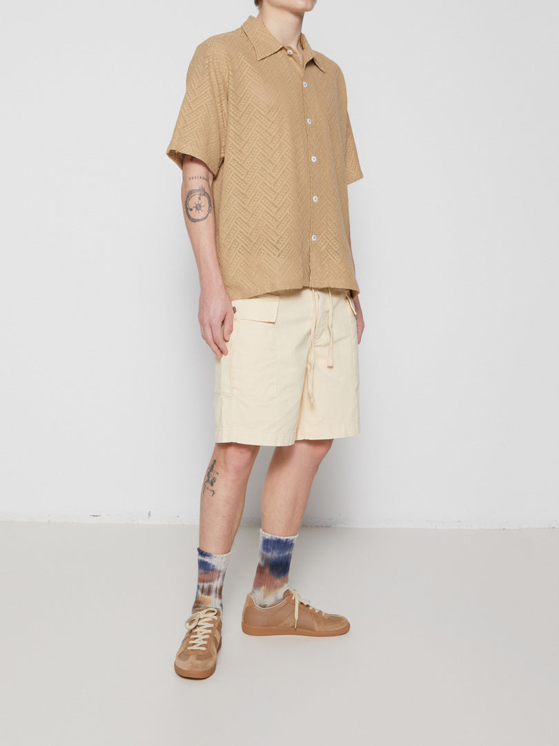 Cargo Shorts in Off White