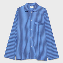 Poplin Pyjamas Shirt in Boro Stripes