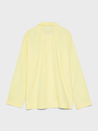 Tekla - Poplin Pyjamas Shirt in Lemonade