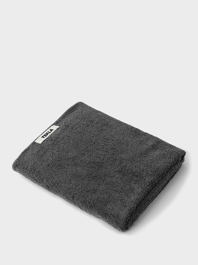 Tekla - Bath Towel in Charcoal Grey