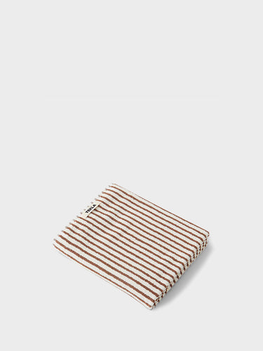 Tekla - Guest Towel in Kodiak Stripes