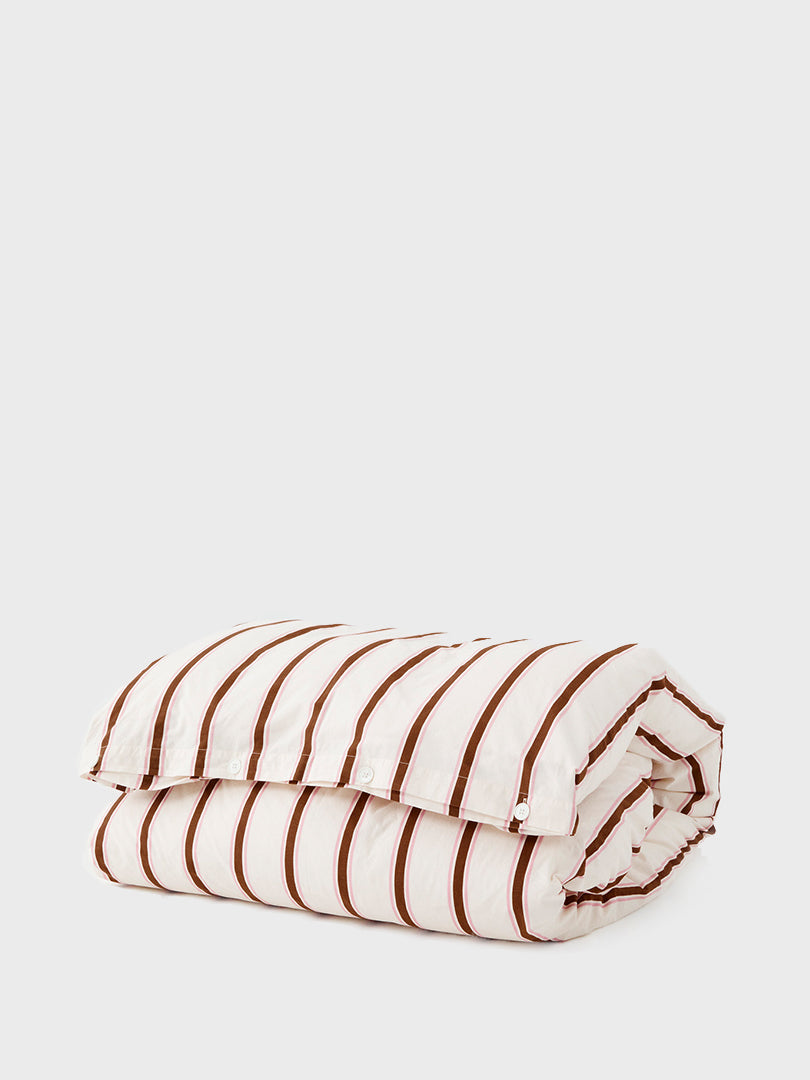 Tekla - Percale Duvet Cover in Anholt Stripes