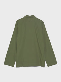 Tekla - Poplin Pyjamas Shirt in Willow