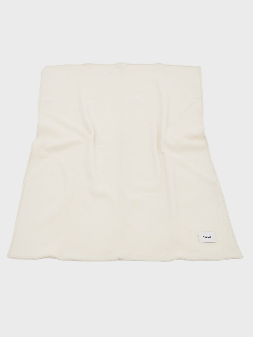 Merino Wool Blanket in Soft White