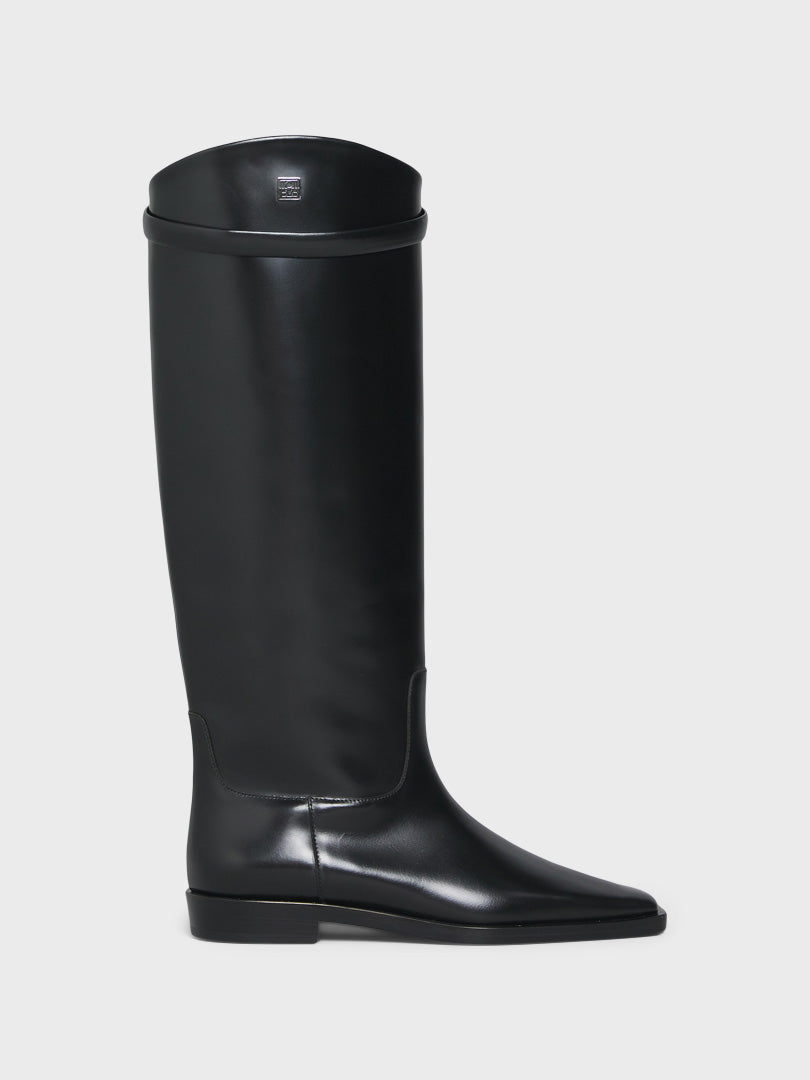 TOTEME - The Riding Boot in Black