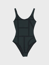 TOTEME - Monogram Swimsuit in Black
