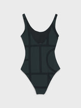 TOTEME - Monogram Swimsuit in Black