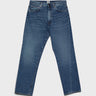 Twisted Seam Denim Jeans i Vasket Bla