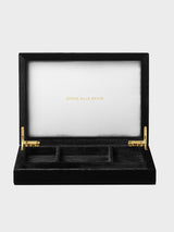 Sophie Bille Brahe - Trésor Velvet Jewelry Box in Black