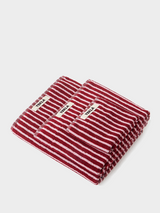 Tekla - Hand Towel in Red and Rose