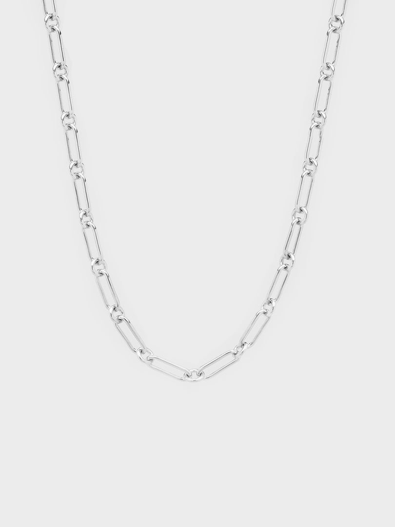 Tom Wood - Box Chain Large Necklace in Silver